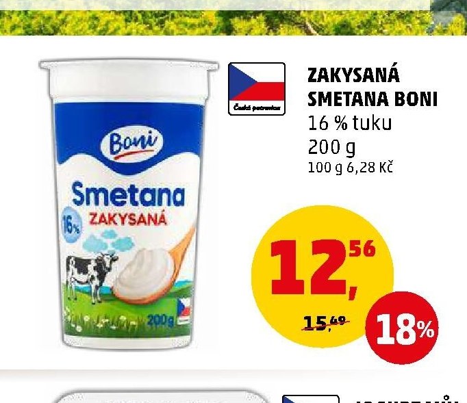 Zakysaná smetana Boni