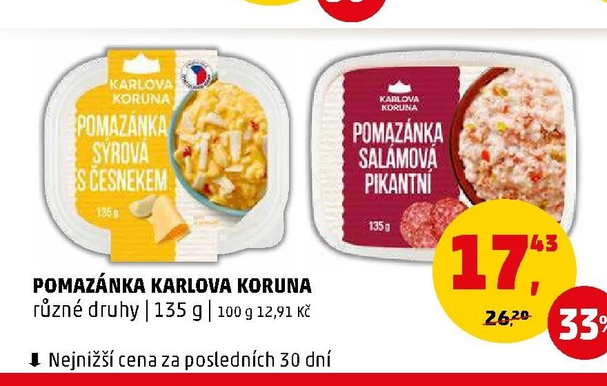 Pomazánka Karlova Koruna