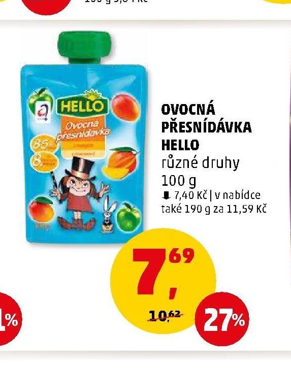 OVOCNÁ PŘESNÍDÁVKA HELLO