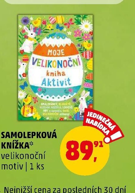 Samolepková knížka velikonoční
