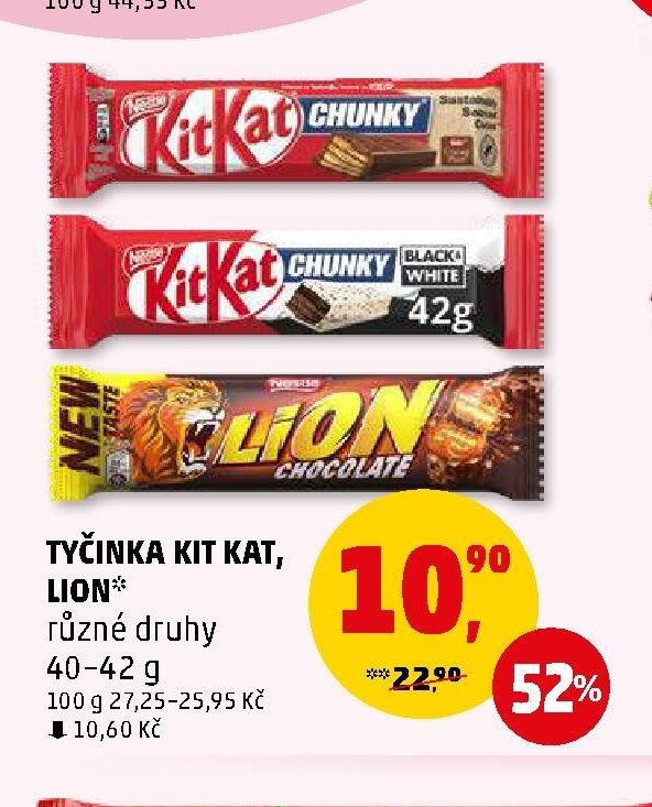 Tyčinka Kit Kat, Lion