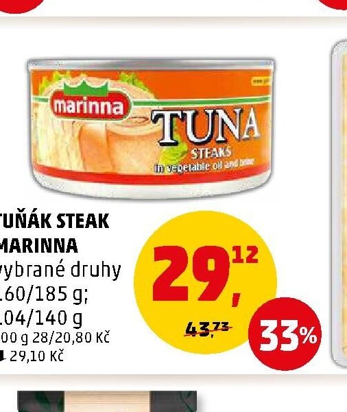 Tuňák steak Marinna