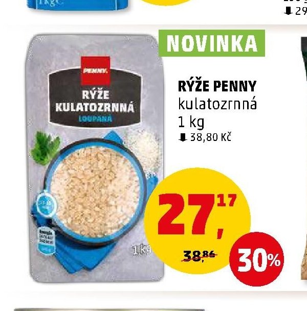 Rýže Penny kulatozrnná