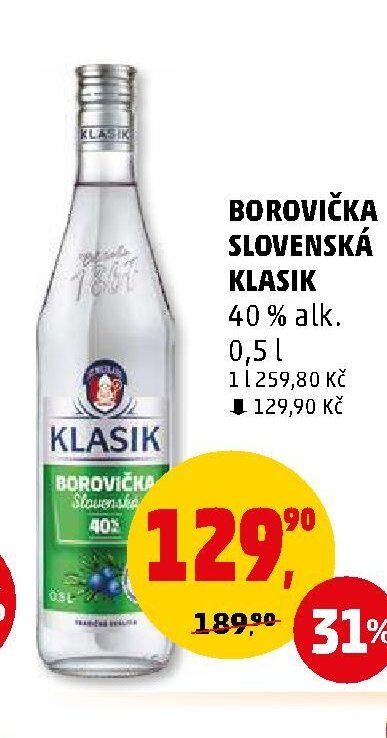 Borovička Slovenská Klasik