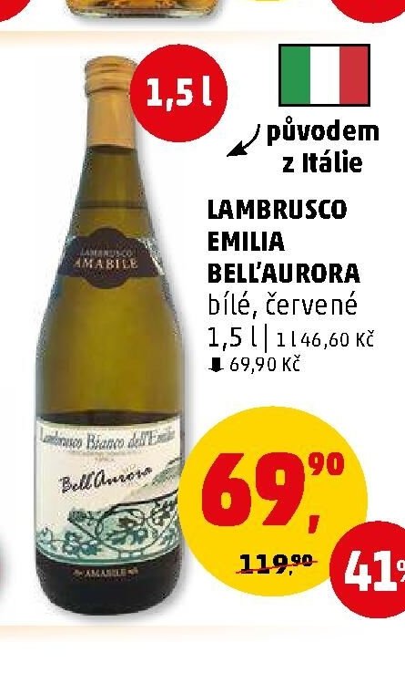 Lambrusco Emilia Bell'Aurora