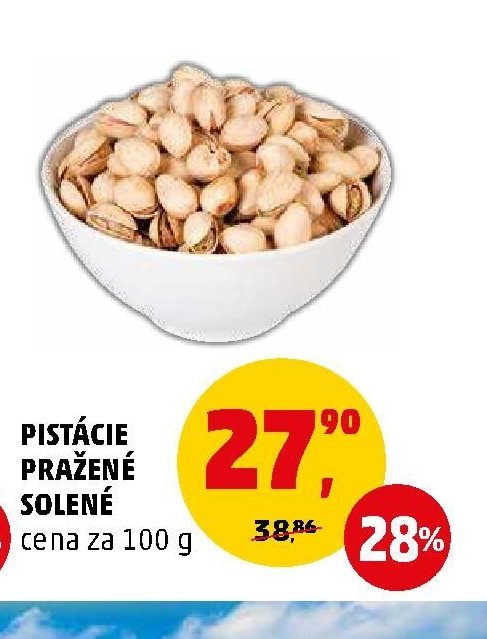 Pistácie pražené solené
