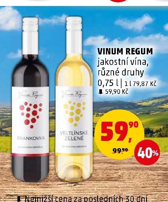 Vinum Regum jakostní vína