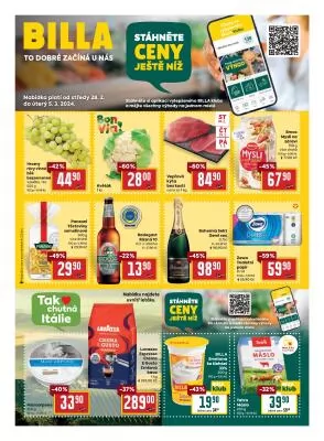 akční leták BILLA 28.2.2024-5.3.2024