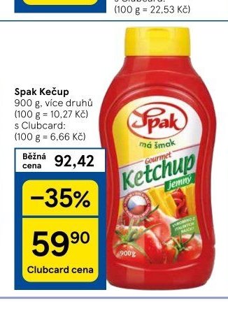 Spak Kečup 900 g
