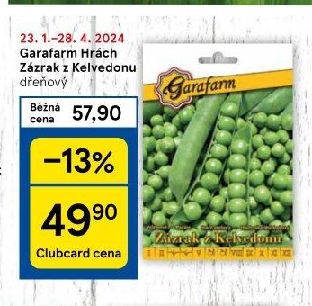 Garafarm Hrách Zázrak z Kelvedonu
