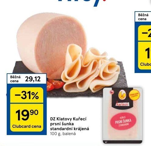 DZ Klatovy Kuřecí prsní šunka