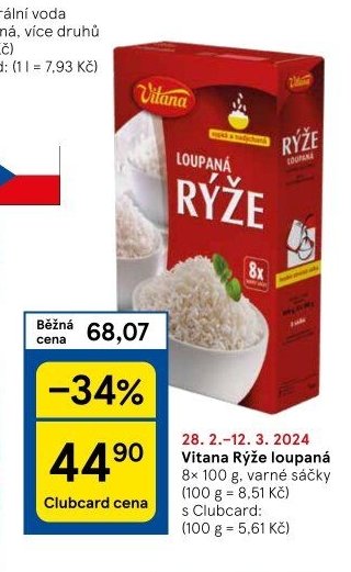 Vitana Rýže loupaná
