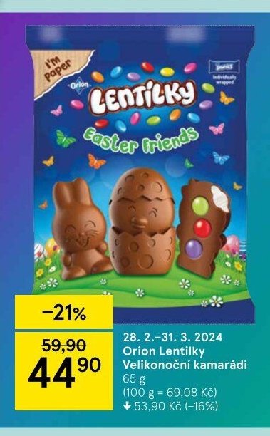 Orion Lentilky Velikonoční kamarádi