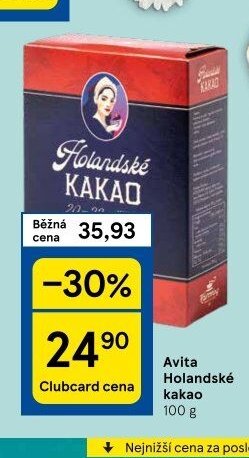 Avita Holandské kakao 100 g