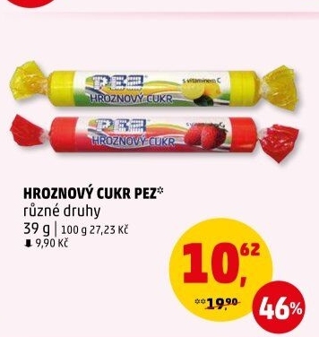 Bonbony z hroznového cukru PEZ