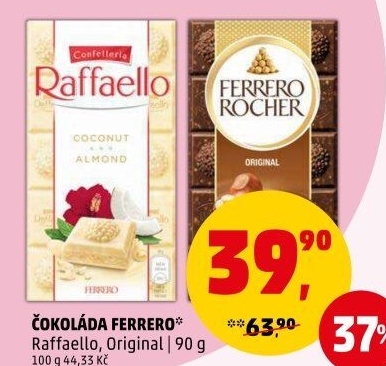 Čokoláda Ferrero Rocher