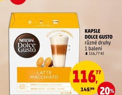 Kapsle Dolce Gusto Nescafé