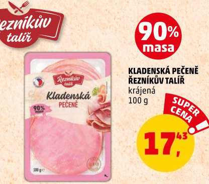 Kladenská pečeně Řezníkův talíř