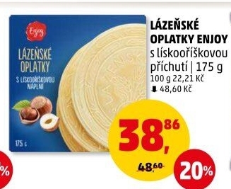 Lázeňské oplatky Enjoy