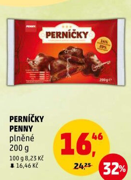 Perníčky s náplní Penny
