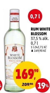 Rum bílý White Blossom Pabst &