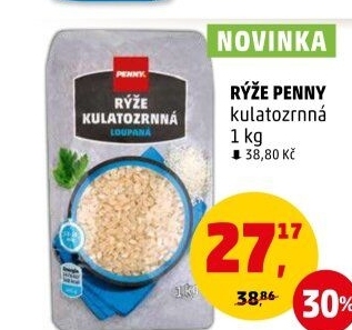Rýže kulatozrnná Penny