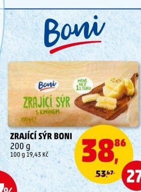 Sýr zrající s kmínem Boni