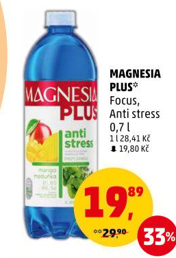 Voda ochucená plus Magnesia