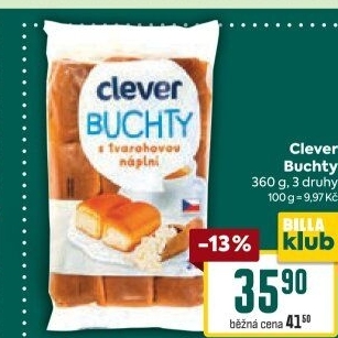 Buchty s náplní Clever