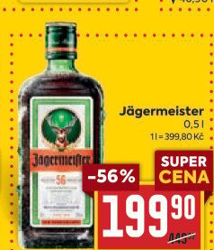 Bylinný likér Jägermeister