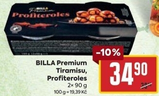Dezert tiramisu Premium Billa
