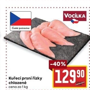 Kuřecí prsní řízky Vocílka