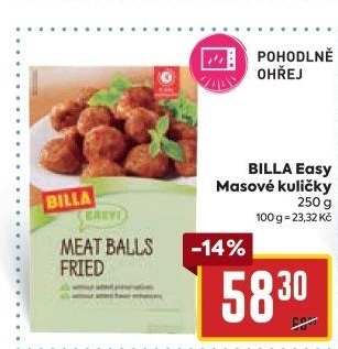 Masové kuličky Easy Billa