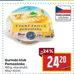 Pomazánky Gurmán klub