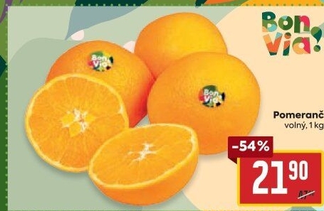 Pomeranče Billa Bonvia