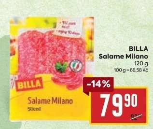 Salám Miláno Billa