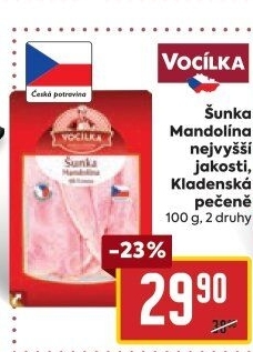 Šunka nejvyšší jakosti Mandolína Vocílka