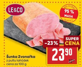 Šunka Zvonařka nejvyšší jakosti LE&amp