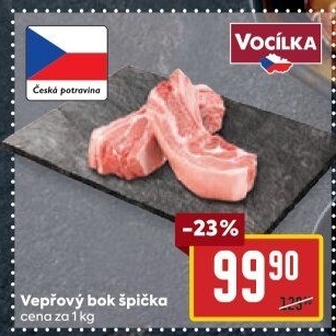 Vepřový bok špička Vocílka