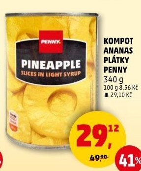Kompot ananas Penny