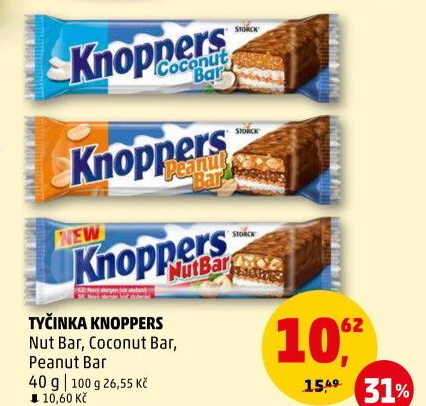 Oplatky Knoppers NutBar Storck