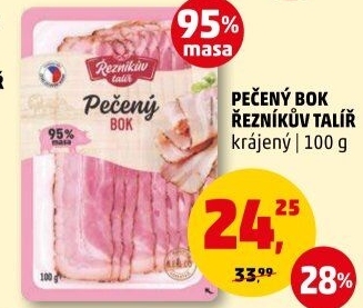 Pečený bok Řezníkův talíř