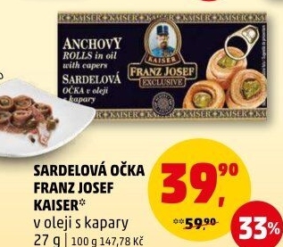 Sardel očka Exclusive Franz Josef Kaiser