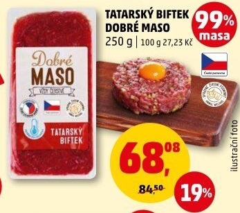 Tatarský biftek Dobré maso