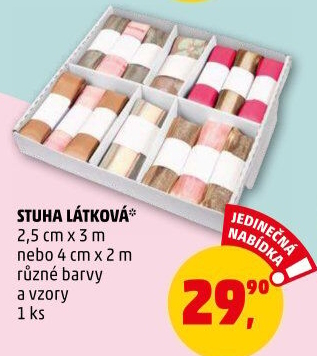 Vázací dekorační stuha