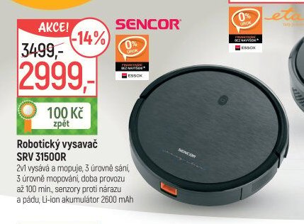 Robotický vysavač SRV 31500R