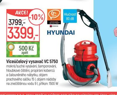 Víceúčelový vysavač VC 5750