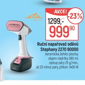 Ruční napařovač oděvů Stephany 2270 90000