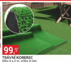 Koberec umělá tráva - bauMax akcniletaky.com