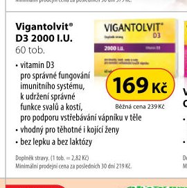 Vigantolvit D3 2000 I.U. 60 tob.